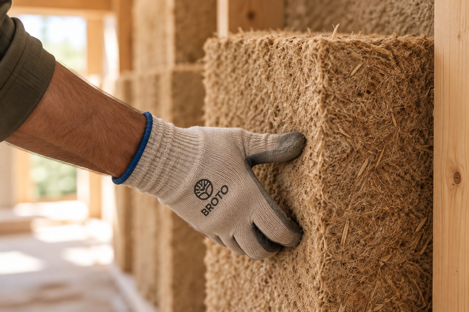 Aislamiento natural preparado para una vivienda